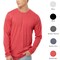 Tultex Poly-Rich Long Sleeve T-Shirt, Adult Pullover Tees for Men Mix Color Crewneck T-Shirt